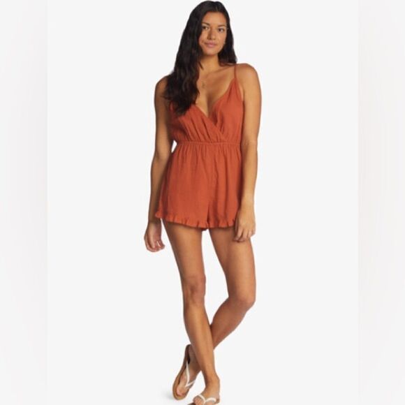 NWT Roxy Honest Love Strappy Beach Romper M - Picture 11 of 11